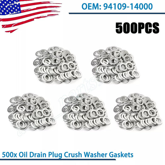 500-piece pack of 14mm for Honda ACCORD oil drain cup, CRUSH WASHER airbag 94109-14000- n