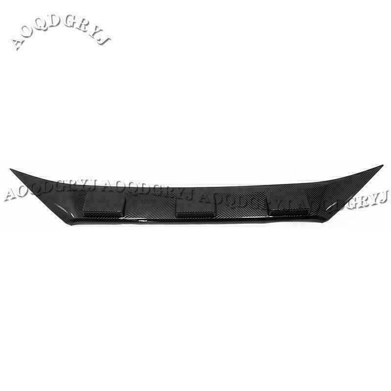 for Toyota RAV4 2019-2023 Carbon Fiber ABS Front Hood Bonnet Molding Cover Trim