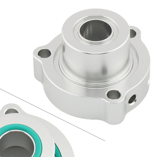 Silver Turbo Blow Off Valve BOV Dump Adaptor Spacer for Audi A3 2.0T FSI B7