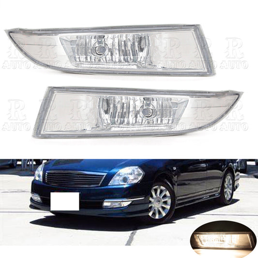 Pair Front Bumper Fog Lamp With Bulb For Car Fit For Teana J31 2006 2007 v
