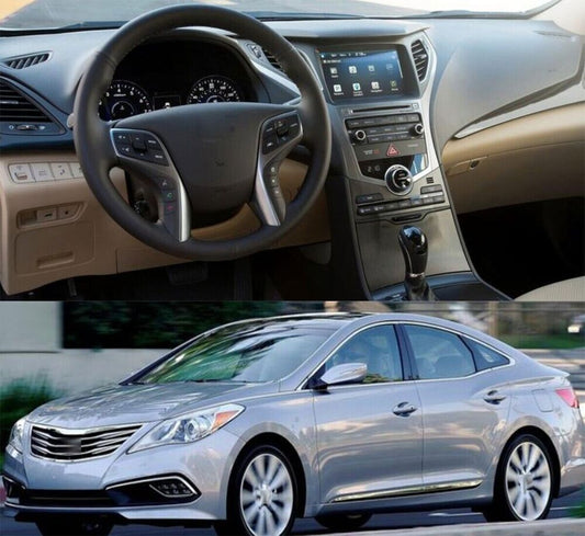 Leather Car Dashboard Cover Dashmat Anti-Sun Mat Pad for Hyundai Azera 2012-2022