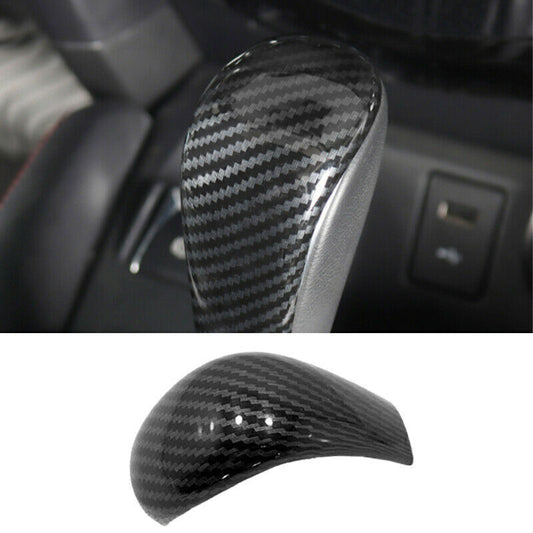 for Nissan Rogue Sport 17-22 Carbon Fiber Gear Shift Knob Cover Molding Trim 1P