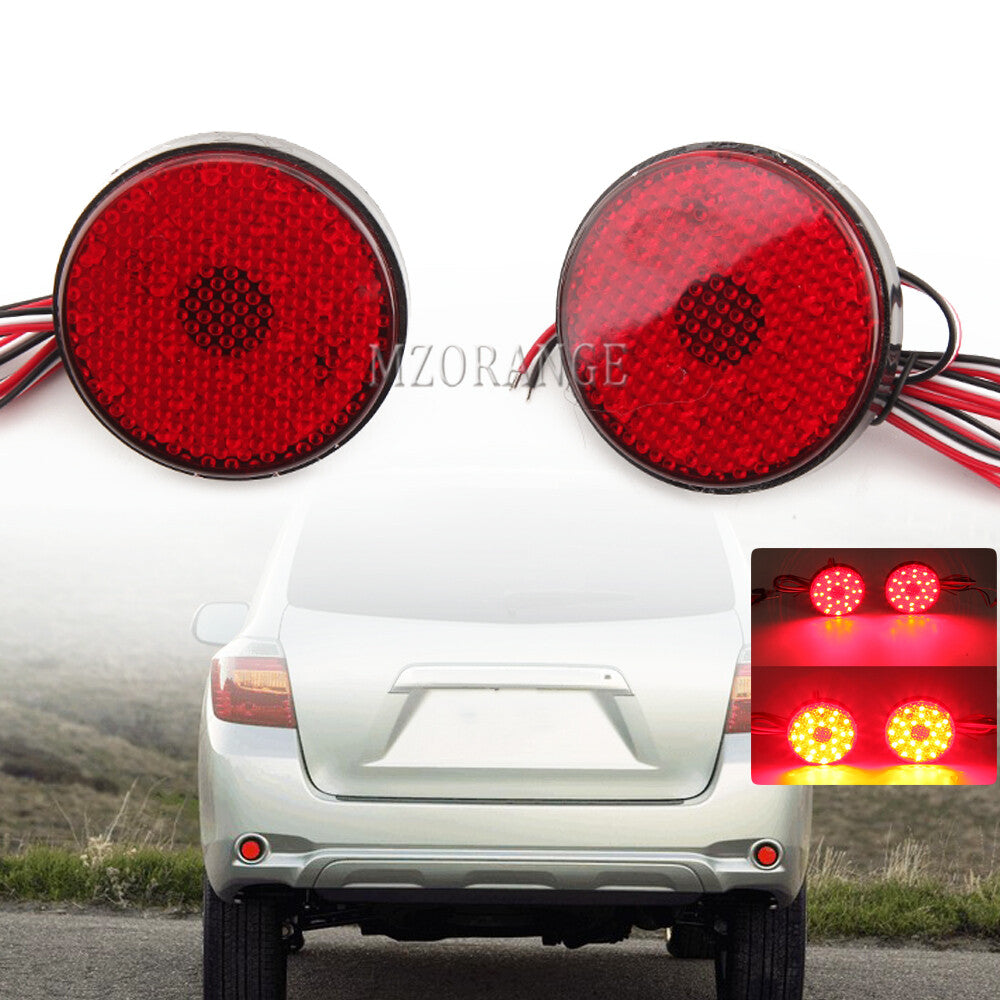 for Toyota Sequoia 2008-2013 Highlander 2008-2010 LED Rear Bumper Brake Light