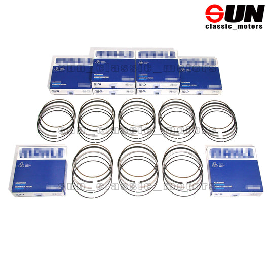 8pcs Piston Rings Set For E63 E64 E53 E70 E60 550i 650i 750i X5 4.8L N62B48