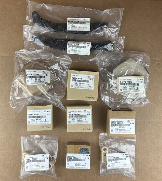 Brand new equipment manufacturer ( ) engine timing chain kit for 2.0L and 2.4L Sonata Optima Sorento for Tucson Q