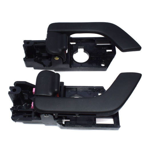 2-Pack Interior Door Handle Black for for Hyundai Tiburon 826102C000 826202C000- v