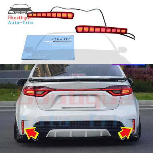 LED Rear Bumper Fog Light/Brake/Turn Signal B for Corolla Sedan 2020-2023 n