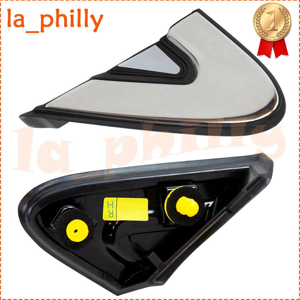 Front RHLH Side Fender Pillar Trim Molding Chrome For 2019-20 for Hyundai Santa FE