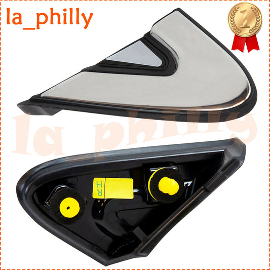 Front RHLH Side Fender Pillar Trim Molding Chrome For 2019-20 for Hyundai Santa FE