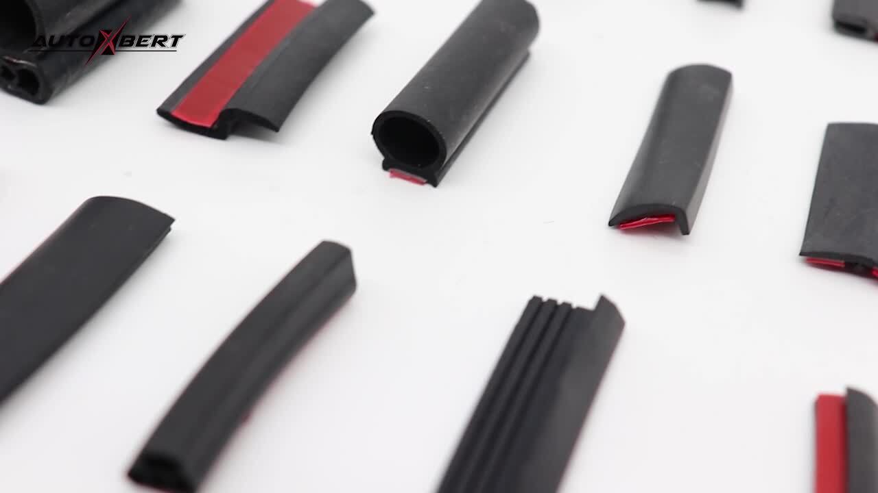 Big D- Shape Rubber Car Door Seal Strip Hollow Edge Guard Weatherstrip Universal