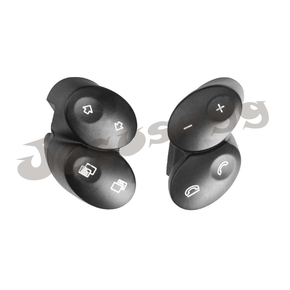 Fit for Mercedes W209 W211 W219 Steering Wheel Control Buttons Switch Set Black