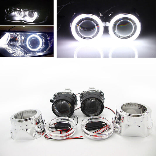 2.5 HID Bi-Xenon Projector Lens LHD/Headlights for Rheumatic Heart Disease and Light Guide Angel Eyes h1h4- n