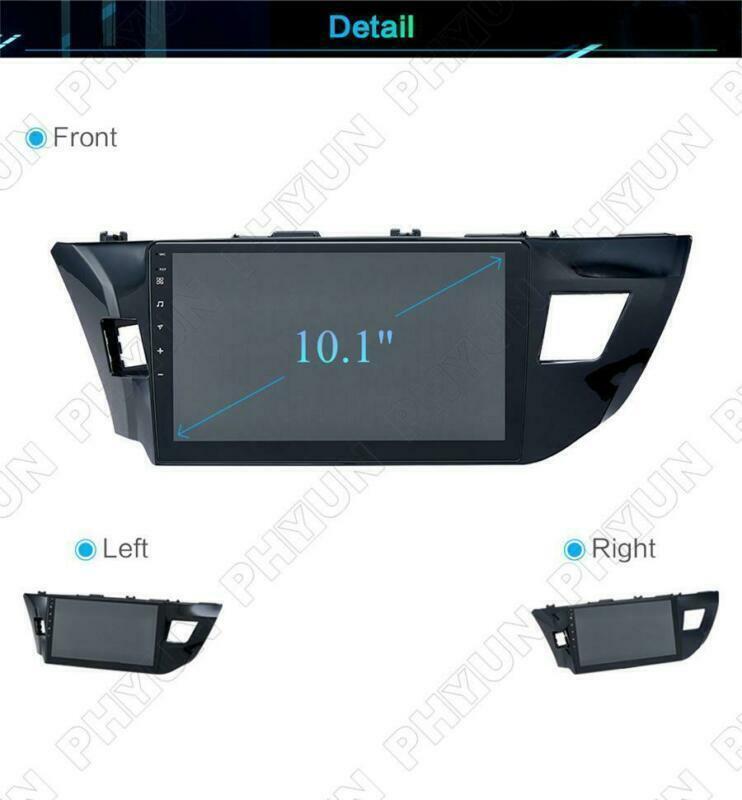 WiFi GPS Radio Player 2GB+32GB For 14-16 for Toyota for Corolla Android 10.1 Car Stereo