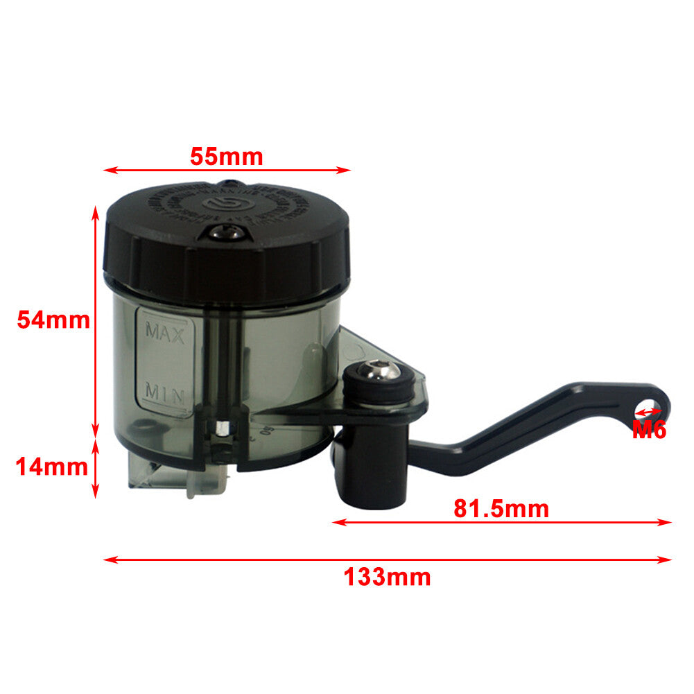 Front Brake Clutch Tank Cylinder Fluid Oil Reservoir Cup Universal for Suzuki Q