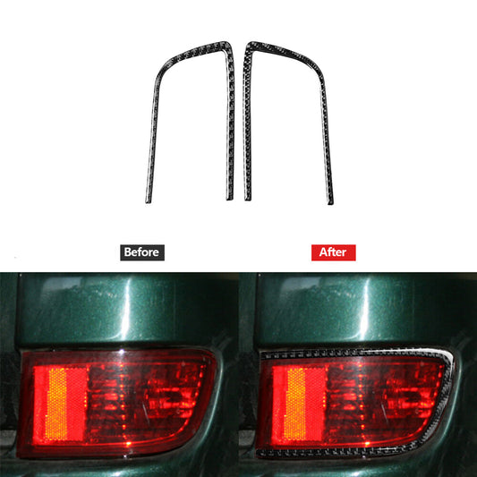 2Pcs Carbon Fiber Side Air Vent Outlet Cover Trim for Honda for Civic Si 2002-2005 v