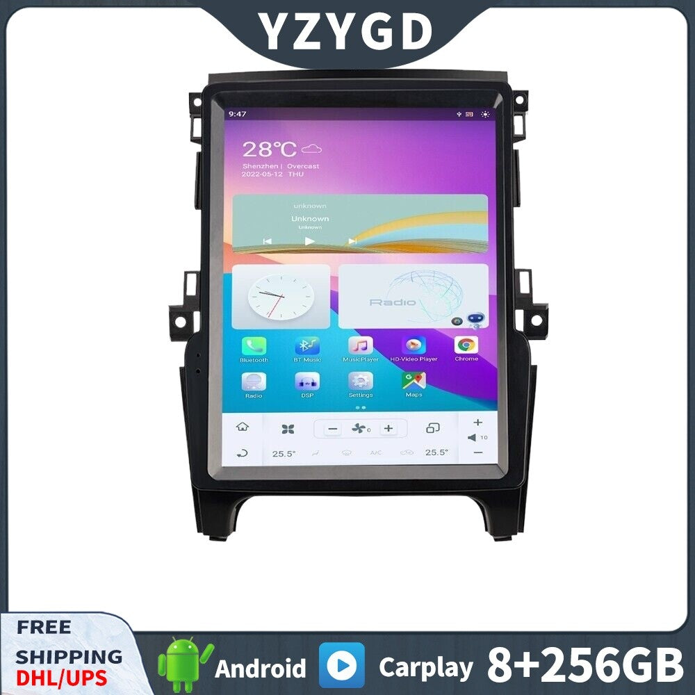 for Ford Ranger 2015-2019 Stereo Android 2Din Car Radio CarPlay Receiver 256GB