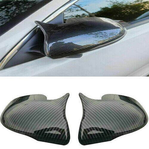 2P Carbon Fiber OX Horns Side Mirror Cover Cap Trim for Kia K5 Optima 2016-2020