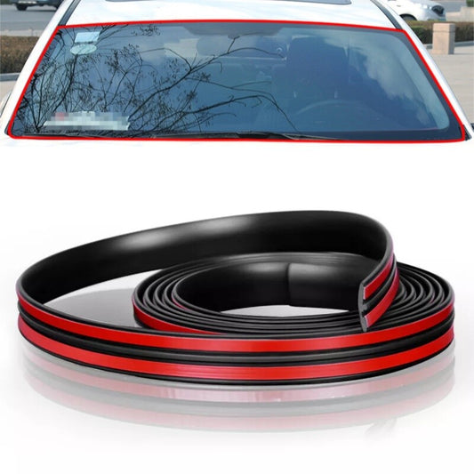 9.84ft Rubber Seal Strip Weather Stripping Car Roof Windshield Trim Edge Molding