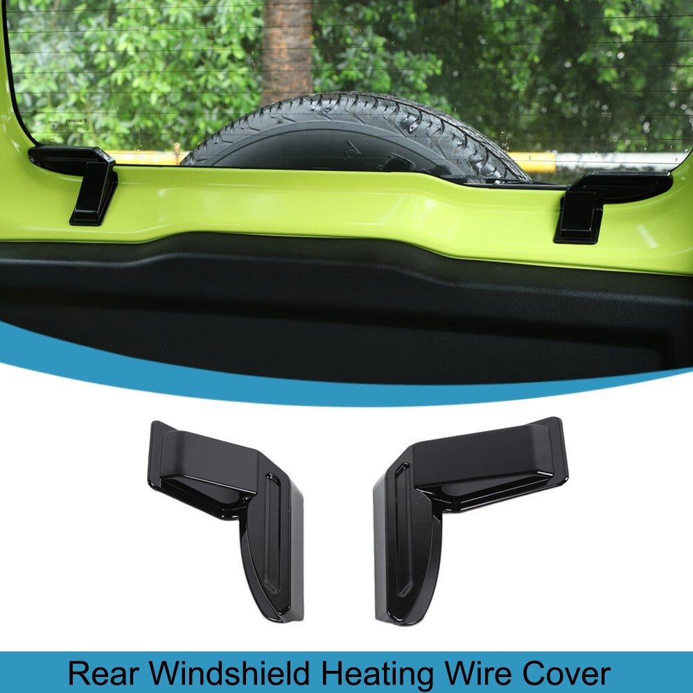 Black Rear Windshield Heating Wire Protective Cover for Suzuki for Jimny 2019-2023