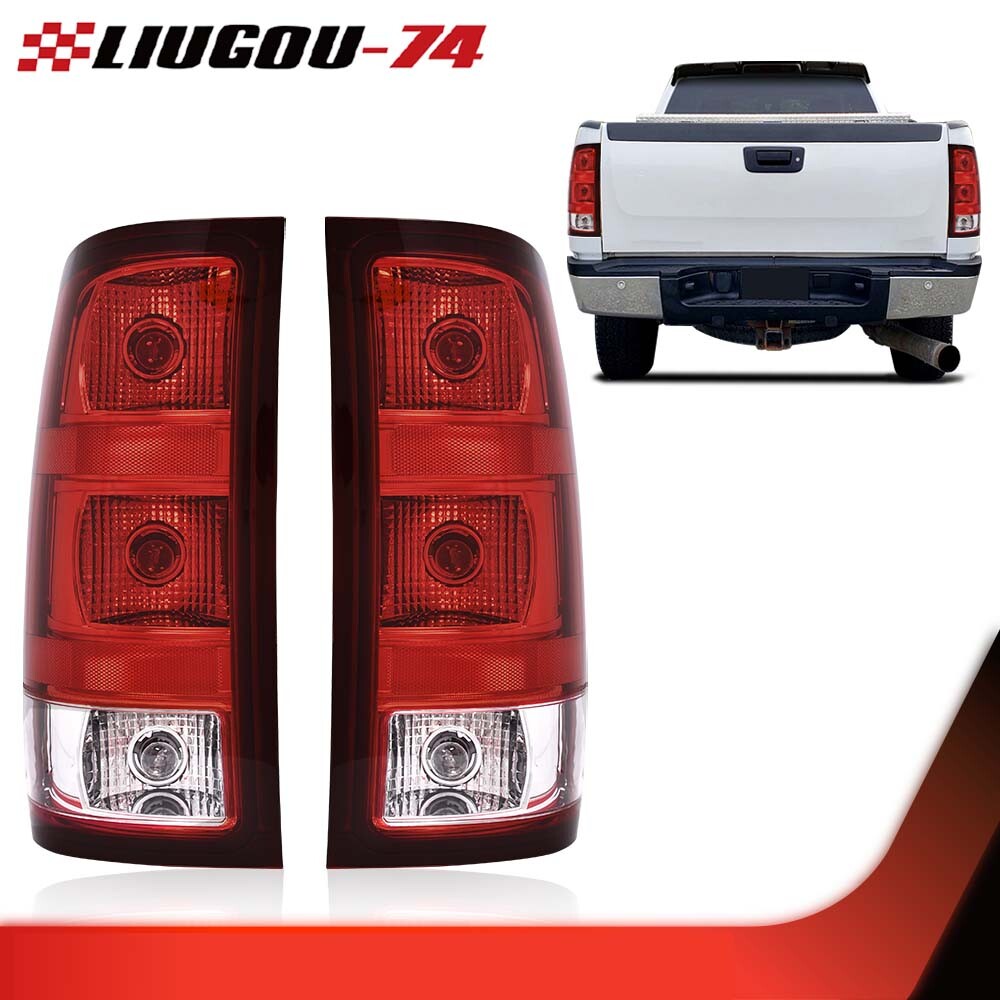 Taillights left + right are suitable for 2007-2013 for GMC for Sierra 1500 2500 3500HD.