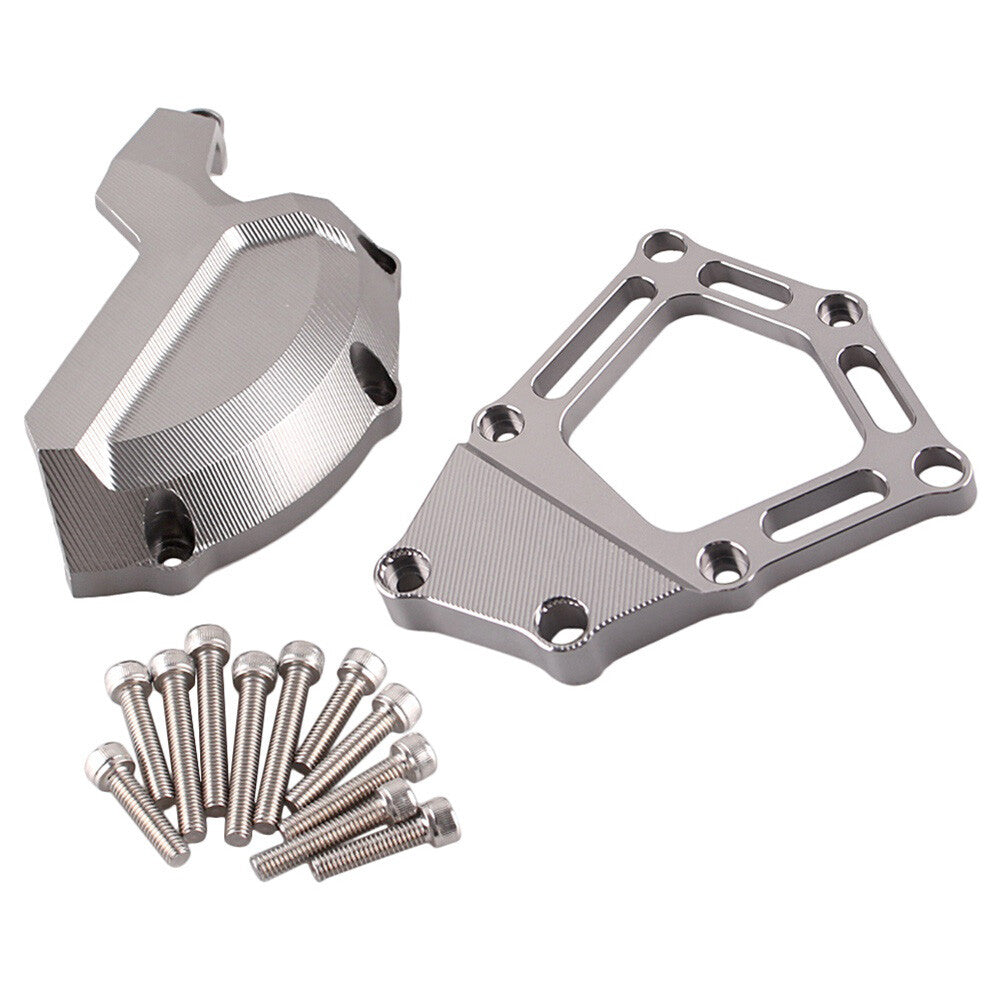 Engine Stator Starter Cover Slider Protector Set for BMW S1000RR 2009-2014 Grey Q
