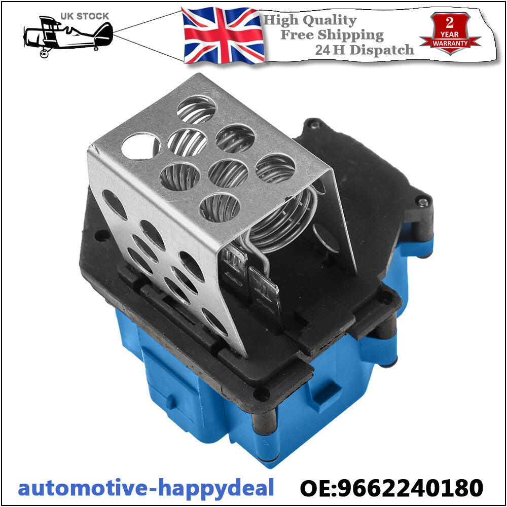 for Peugeot 308 2007-13 Radiator Fan Cooling Resistor Relay 9662240180 1308.CP