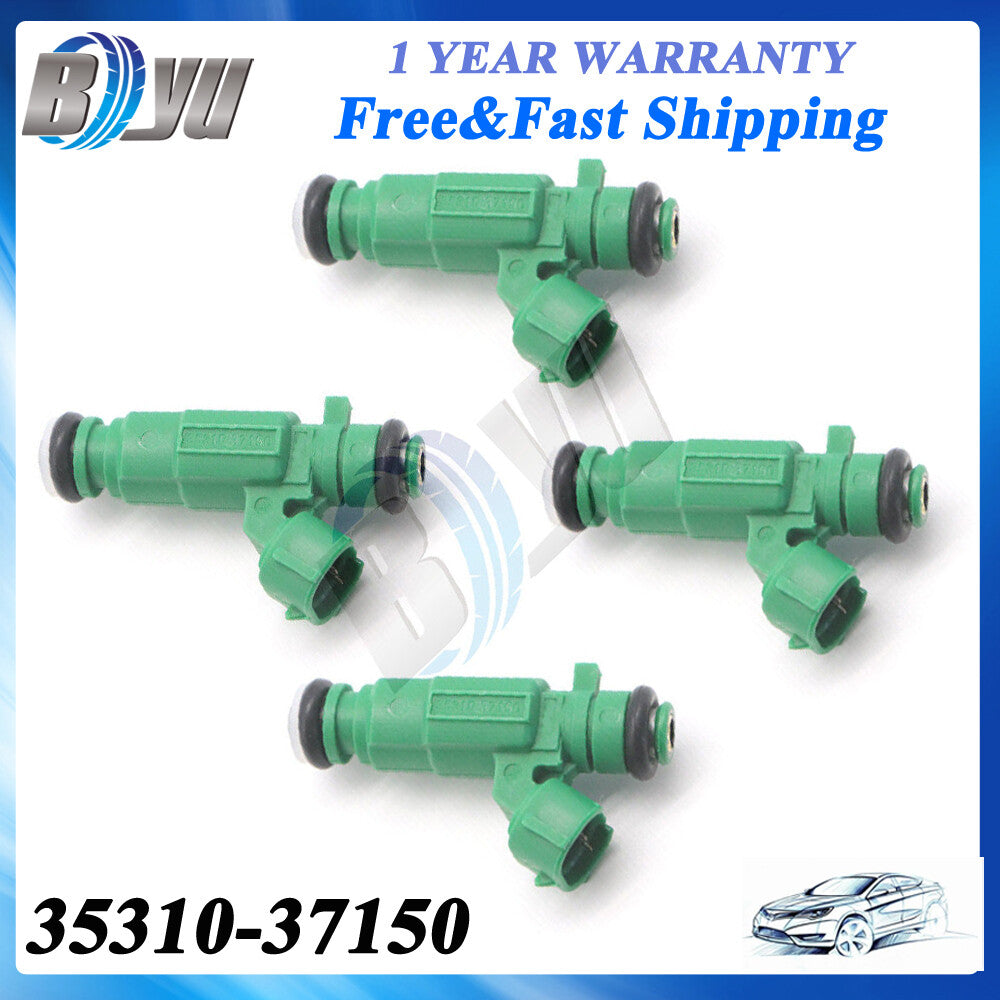 4pcs 35310-37150 Fuel Injectors Fits for Hyundai Santa Fe 2.7L 3.5L V6 2001-2006