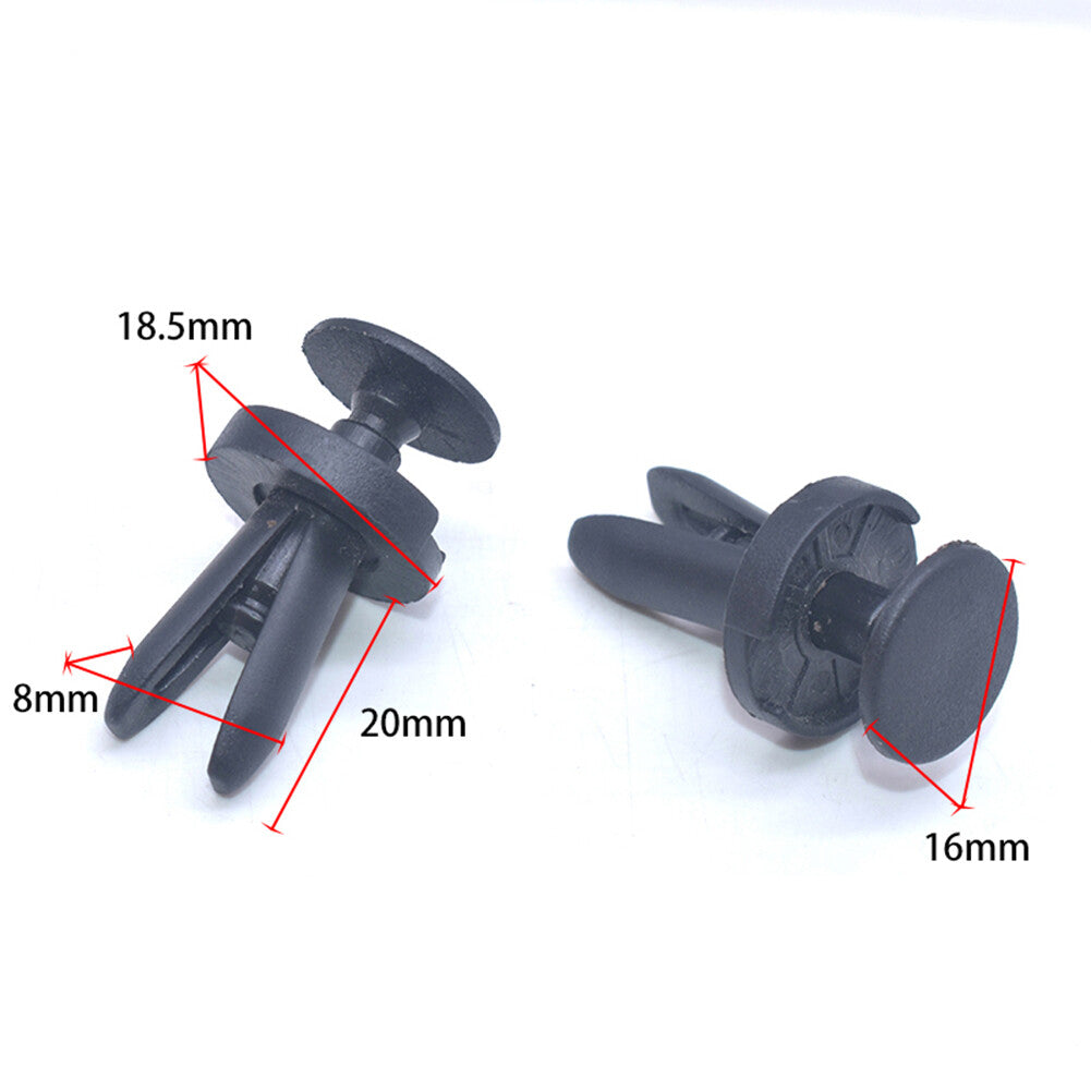 10 Car Bumper Fender Push-Type Retainer Clips for Jeep Patriot