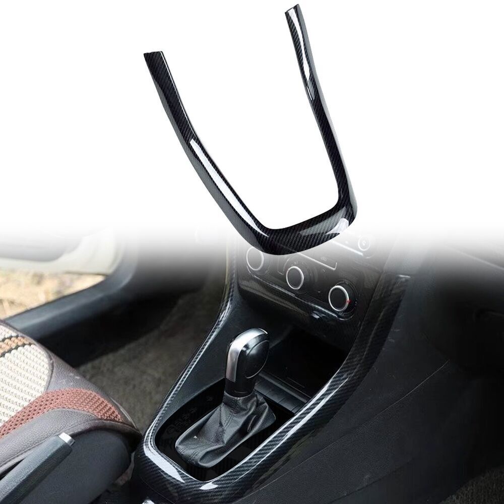 ABS Carbon Console Gear Shift Frame Cover Trim for VW for Golf 6 MK6 2009-2012 n