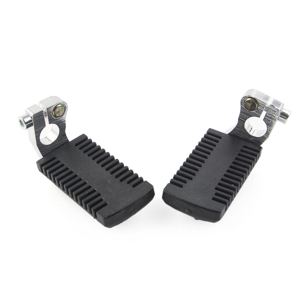 Foot Pegs Rest Pedals w/ Clamps for 43cc 47cc 49cc Pocket Dirt Bike for Mini Scooter