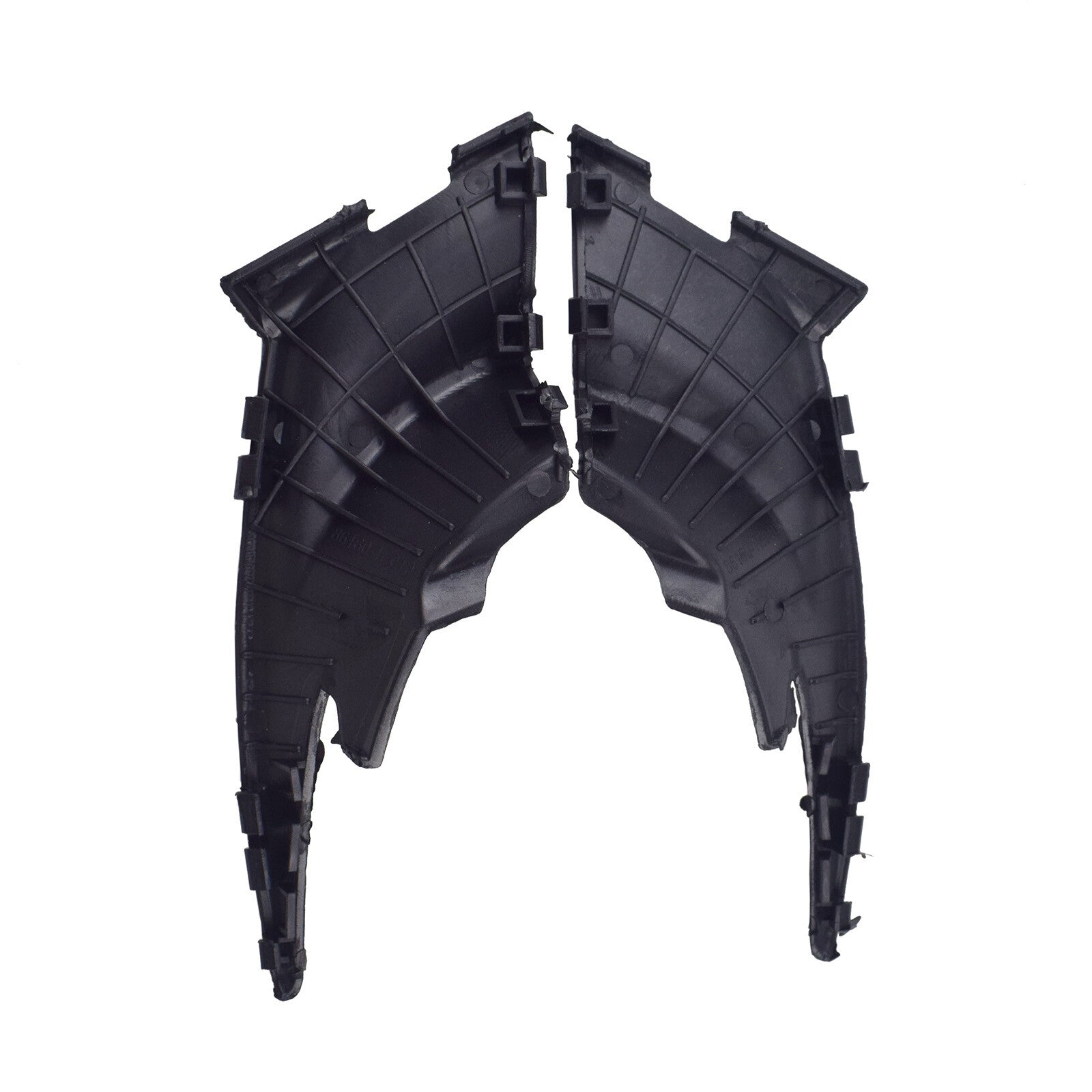 Extended plastic decorative capes on both sides of the cloak are suitable for 2006-2011 modern accents. n
