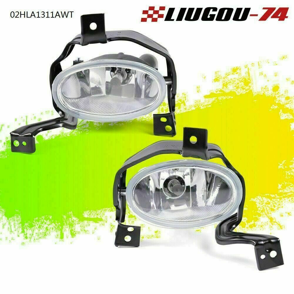 Clear Crash Fog Lights 2X+ Switch + Wiring Fit for Honda CR-V CRV 2010-2011 Brand New- v
