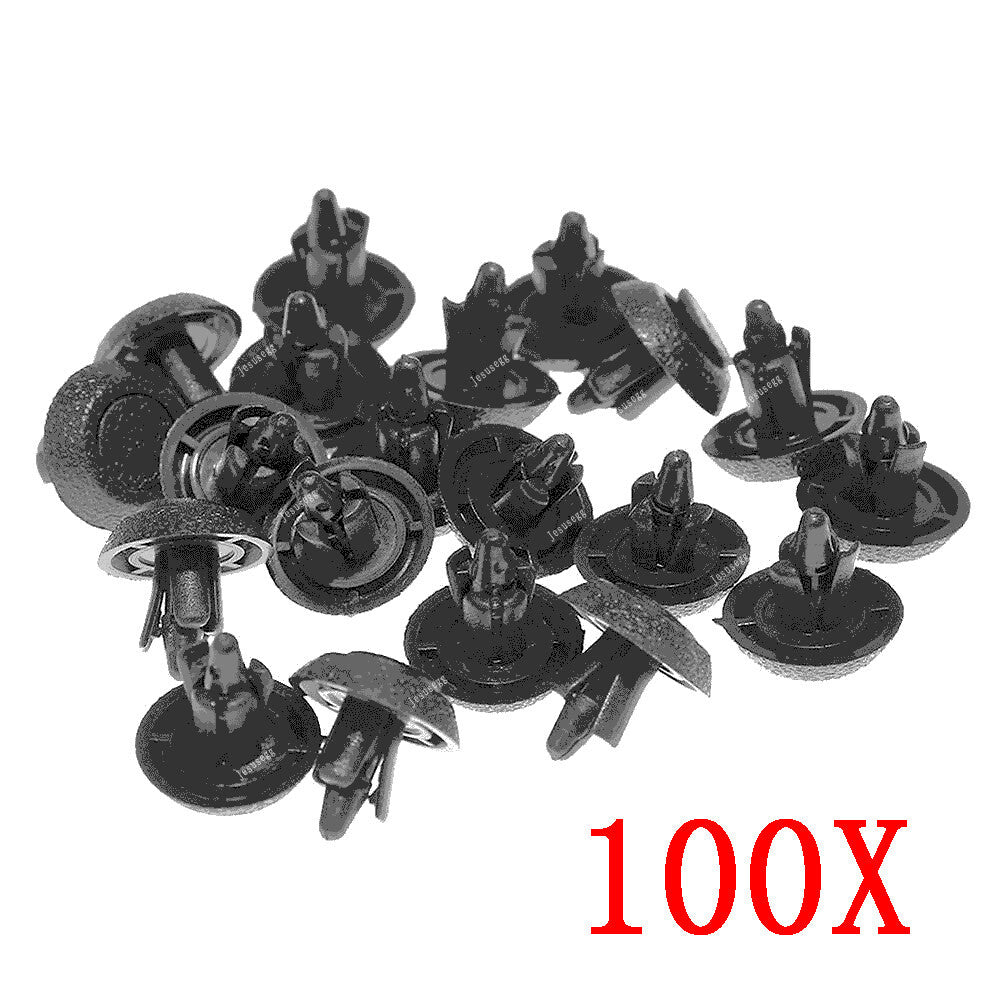 Qty 100 Nylon Car Fender Retainer Fasteners Clips 90467-07211 for Toyota for Lexus