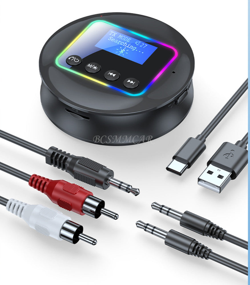 4-in-1 USB Bluetooth 5.4 Transmitter Receiver AUX Audio Adapter For Car Music
