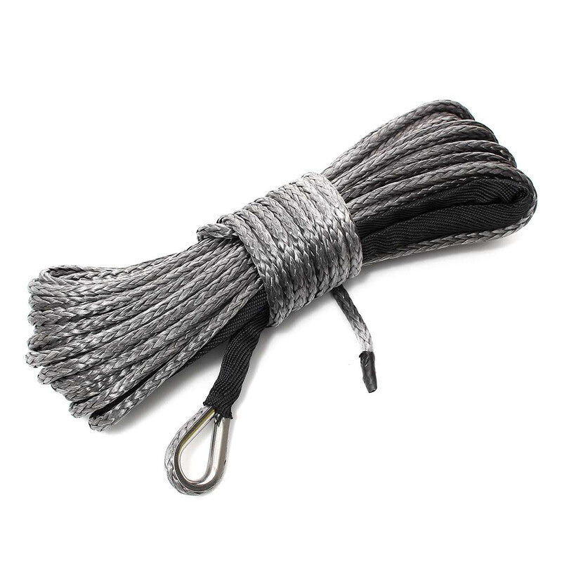 All-Terrain Vehicle (UTV) 5000-5700 lb 50 ft Nylon Synthetic Fiber Winch Cable Rope Accessories
