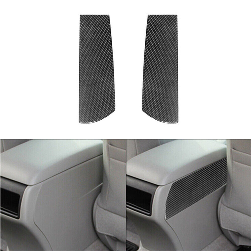 4pcs Red Carbon Fiber Inner Door Bowl Cover Trim For Taycan 2019-2022 v