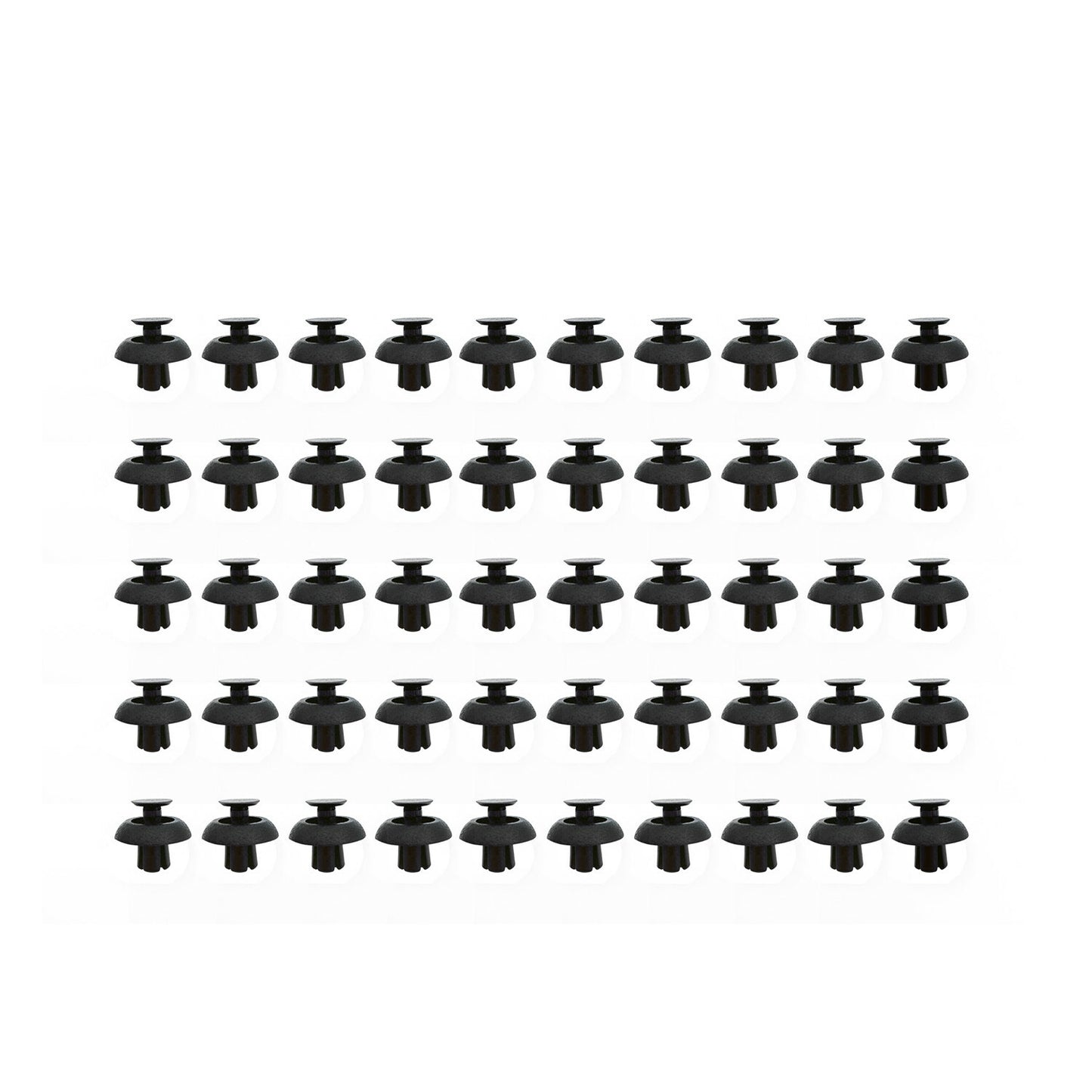 50Pcs Plastic 8mm Hole Car Rivets Fastener Fender Bumper Push Clip n