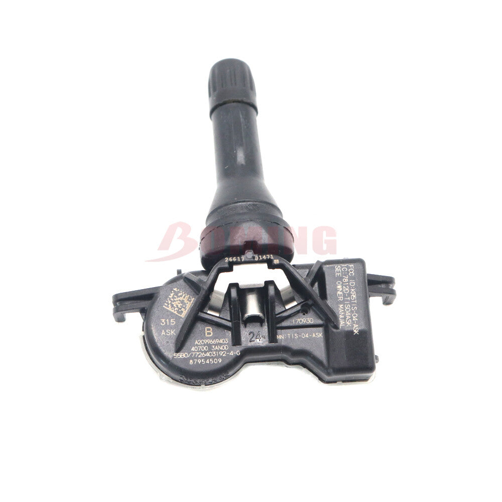 New 4PCS TPMS 40700-3AN0D TIRE PRESSURE SENSOR for Nissan NV1500 NV2500 VERSA