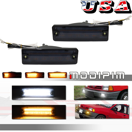 Smoke sequence switch LED DRL signal light suitable for Mazda 323 626 pickup truck- v
