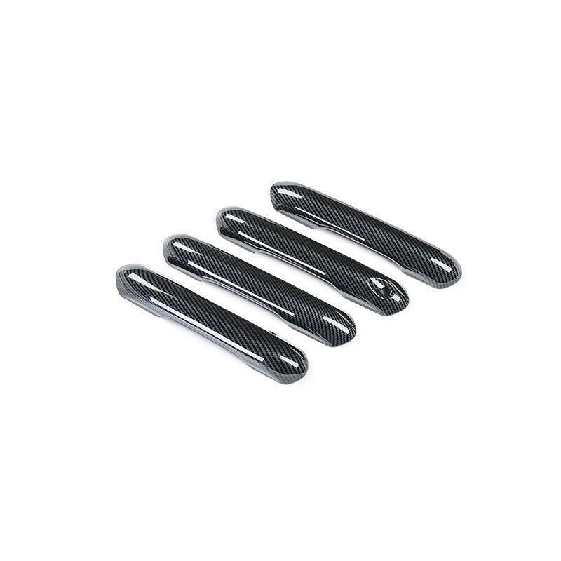 Exterior Side Door Handle Cover Trim for Ford Explorer 2020-2022 Carbon Fiber