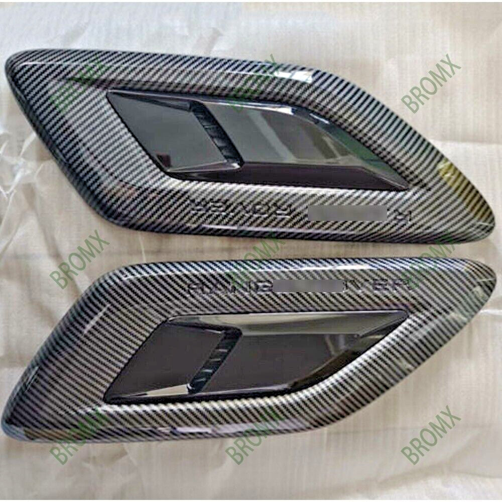 Front Hood Vent Cover Fender For LR for Range Rover Sport 2014-22 Carbon Fiber Style