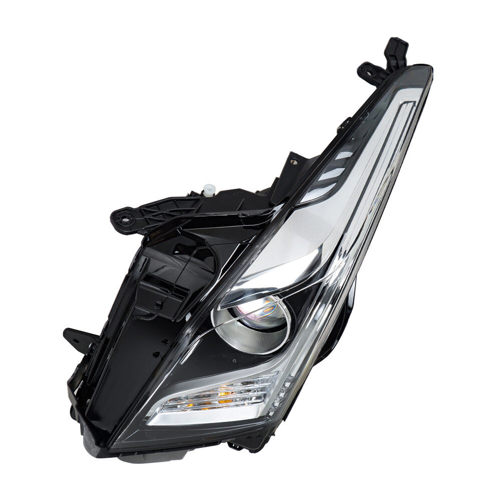 Halogen chrome headlights for 2013-2018 for Cadillac ATS driver/left side - n
