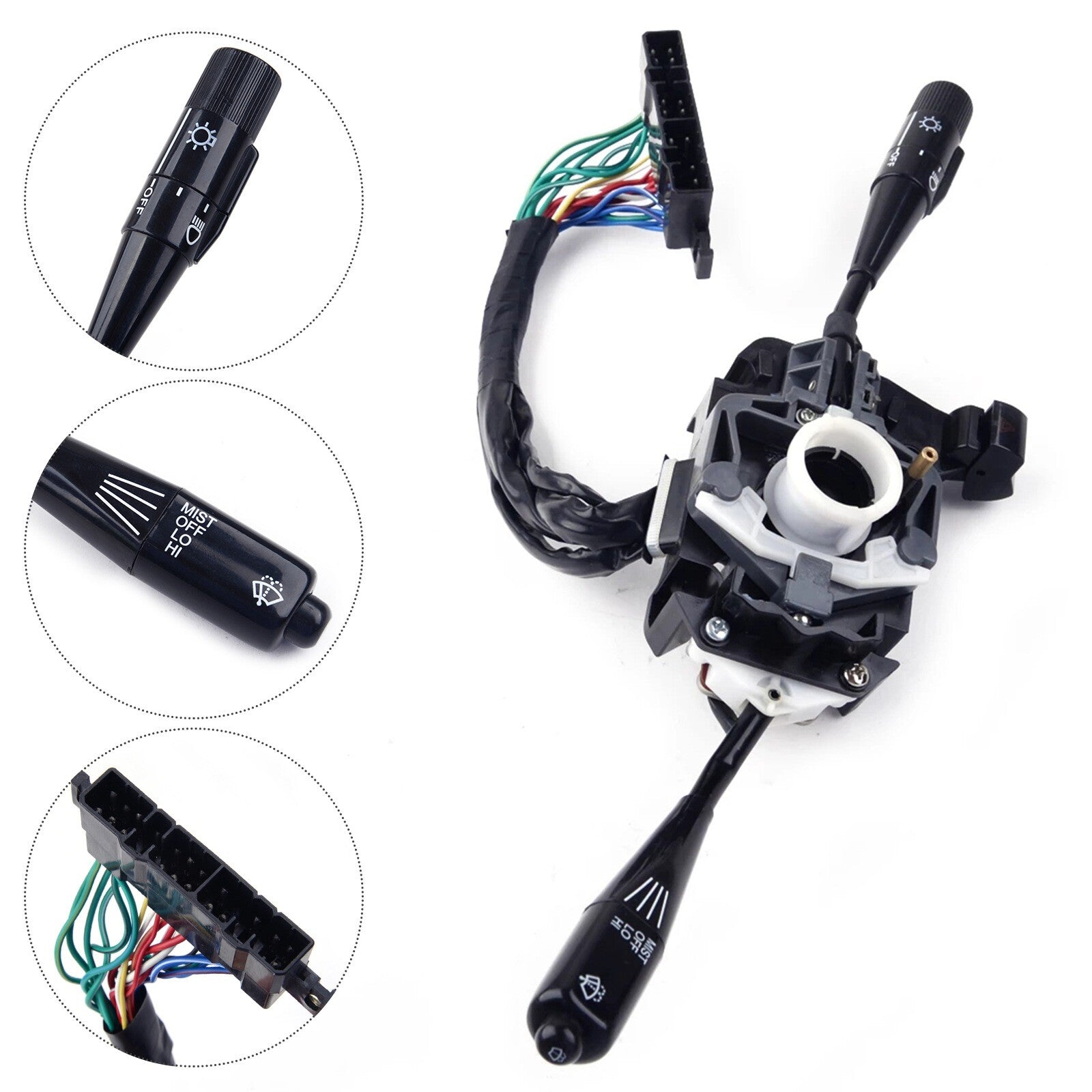Suitable for Toyota 4Runner pickups 1984-1989 84310-35180 15-pin steering wheel switch AT