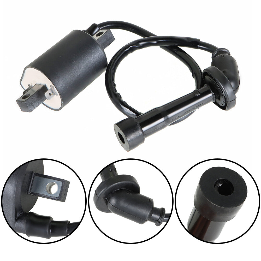 Two ignition coils and spark plugs for Yamaha V Star 650 XVS650 1998 - 2016 4VR-82320-00- n