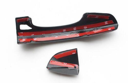 Side Exterior Door Handles Cover Carbon Fiber Style for Ford for Mustang 2016-2021