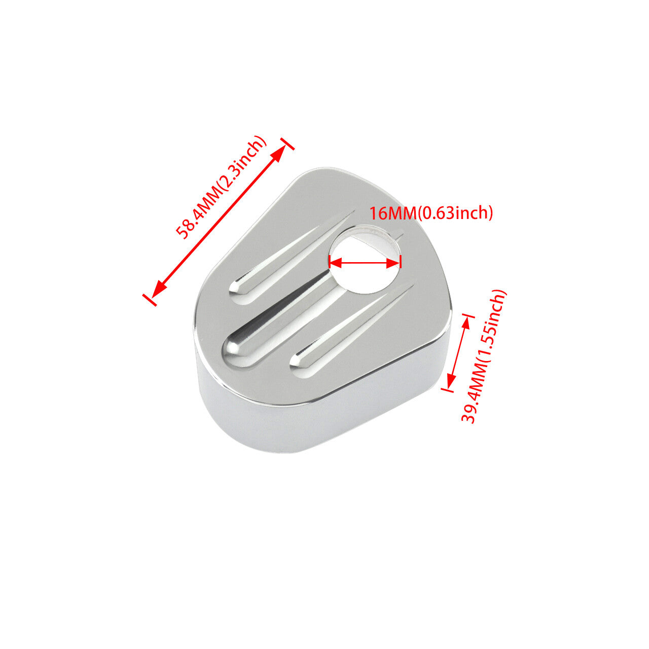 Chrome CNC Ignition Switch Cover for Harley Touring Road Electra Glide 2007-2013 Q