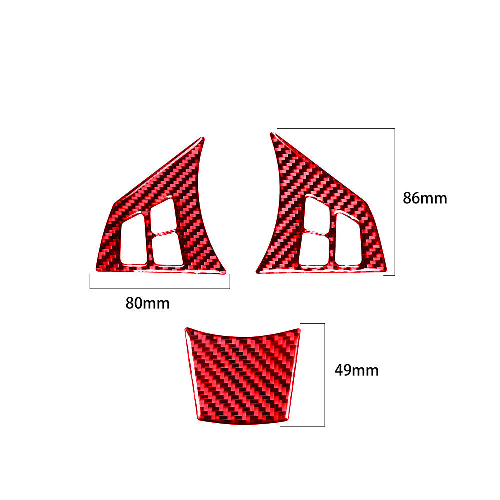 Carbon Fiber Interior Automatic Gear Shift Cover Trim for Hyundai Azera 2006-11 v