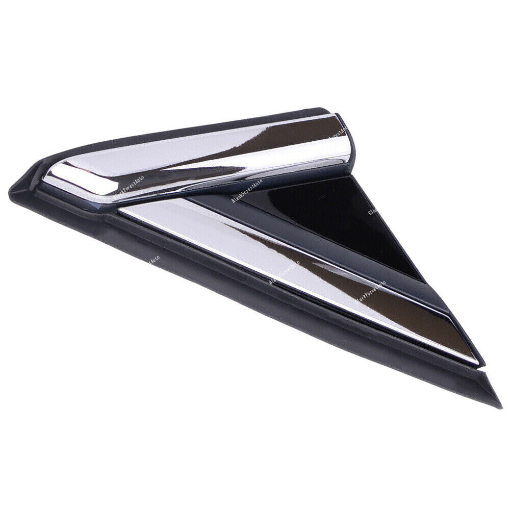Door View Mirror Trim Corner Triangle Fender for Ford Fusion 2013-18 Right Black