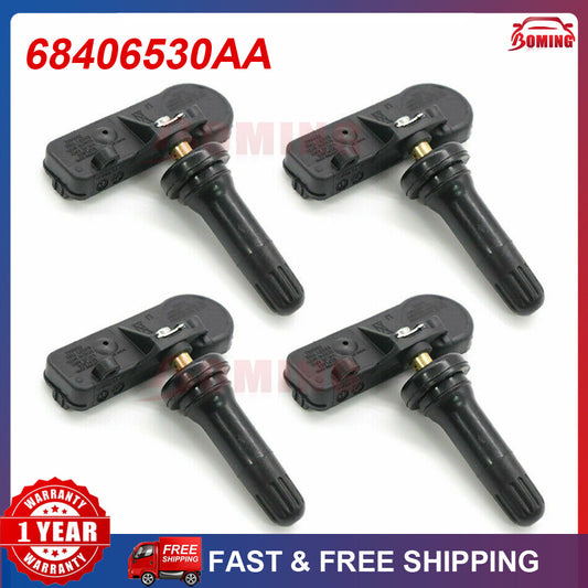 Set of (4) Tire Pressure Sensor TPMS for Jeep for Dodge for Chrysler 315MHz 68406530AA