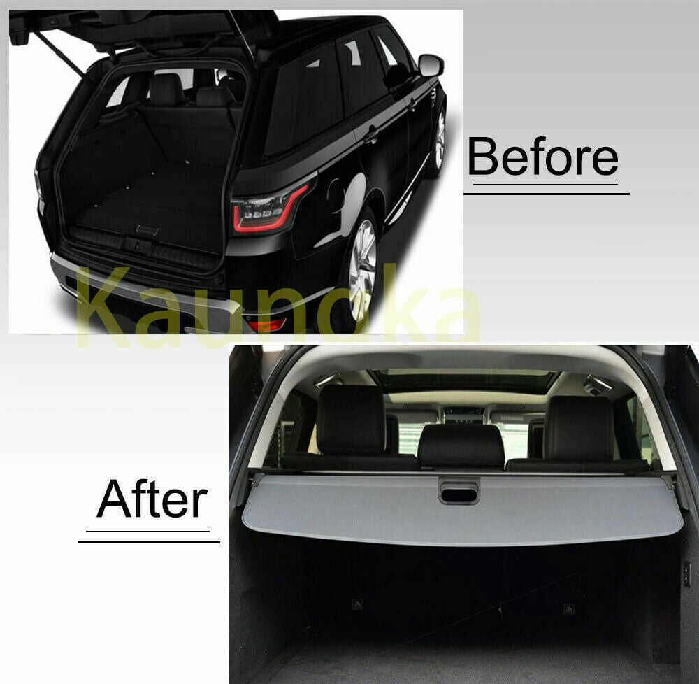 for Range Rover Sport Black Rear Trunk Cargo Cover Security Shield Shade 2015-21 n